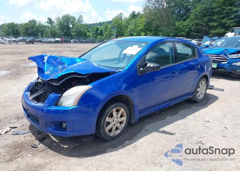 2010 Nissan Sentra 2.0Sr from USA, damaged, VIN 3N1AB6AP7AL668107